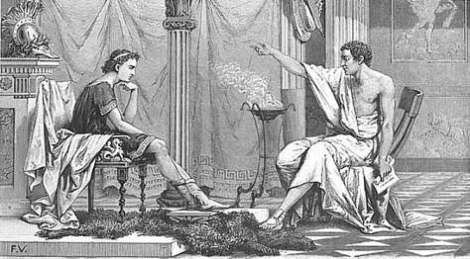 Alessandro Magno e Aristotele